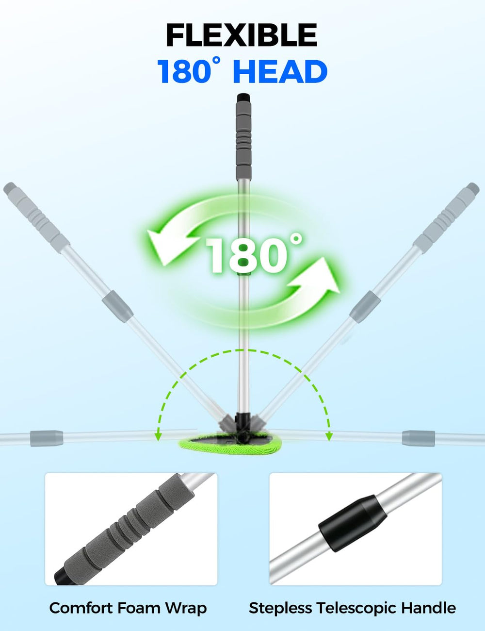 XINDELL storage collapsed tool showing compact storage and UV-resistant durability
