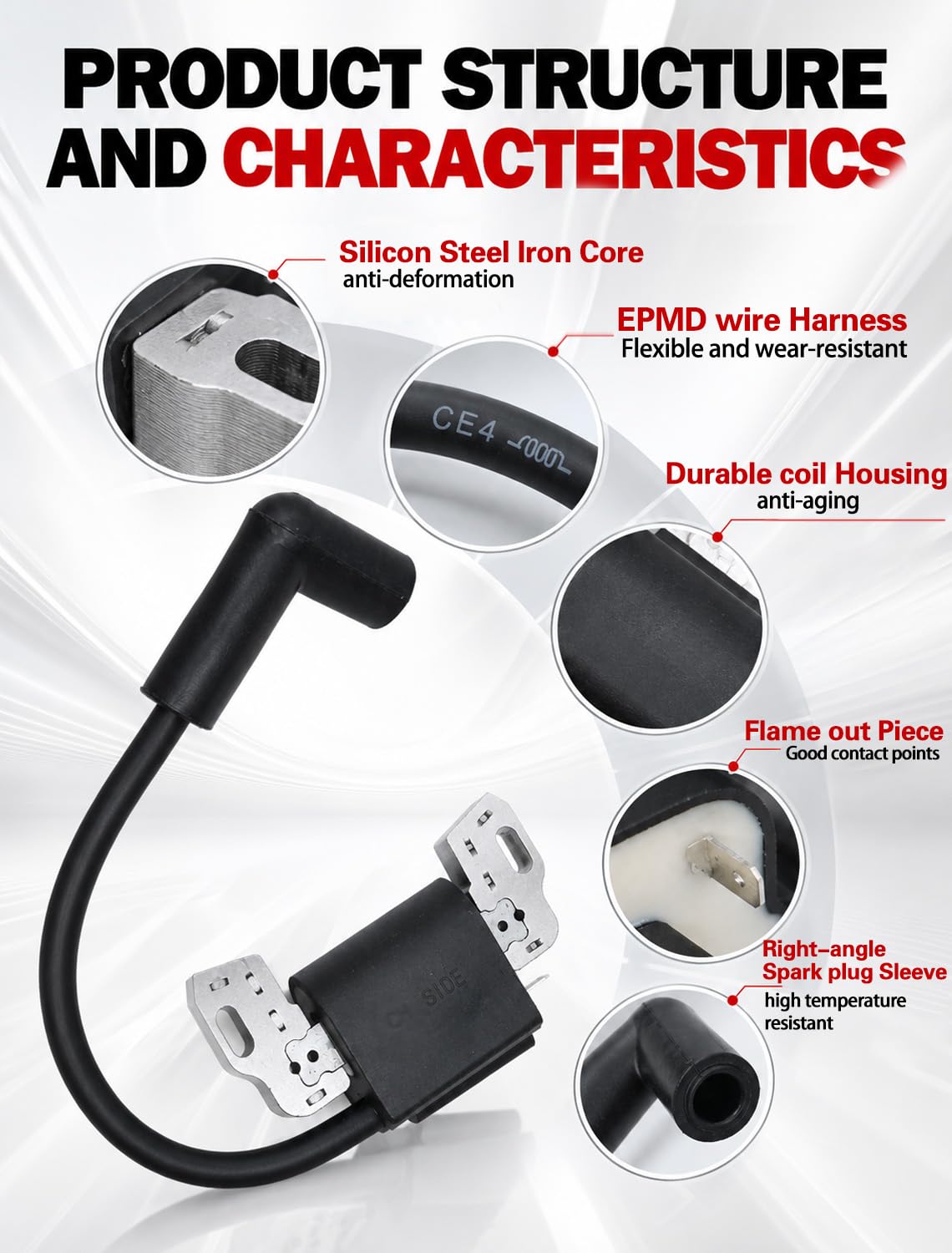 Xingehor coil mounting bracket detail highlighting corrosion-resistant mounting strength
