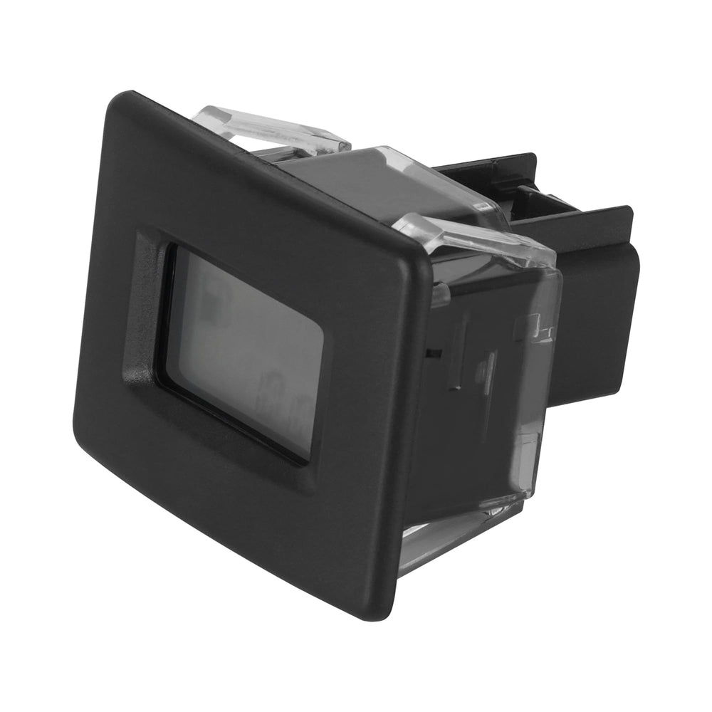 XINMANG AUC15402 mounted on John Deere dashboard demonstrating direct-fit replacement