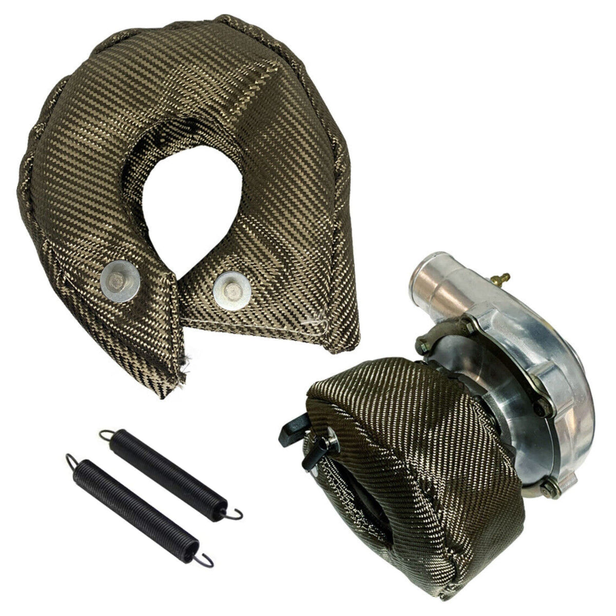XINPENGLIU front view of T3 turbo blanket showing fit and coverage benefits