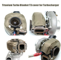 XINPENGLIU blanket installed on T3 turbo demonstrating reduced engine heat