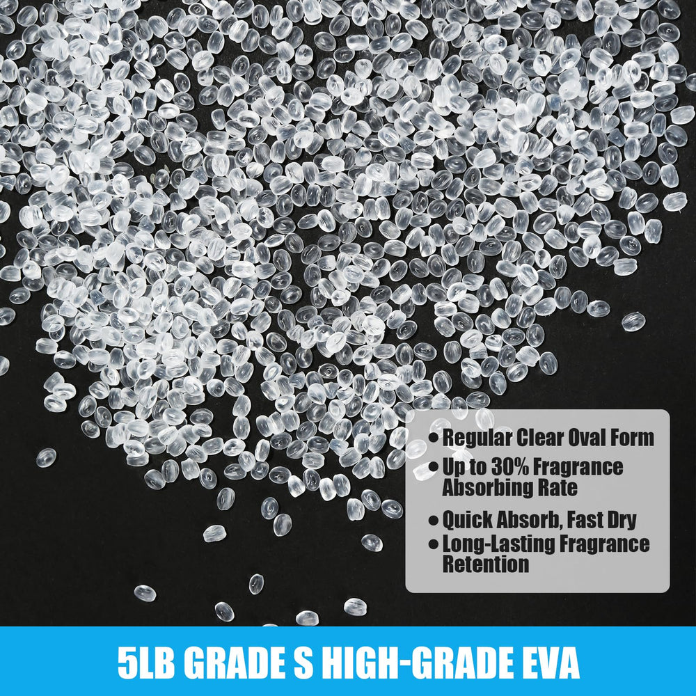 XIRUOXINKEMAO clear EVA beads close-up highlighting texture and absorbency