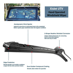 Xislet hand lever control detail offering simple manual operation benefit