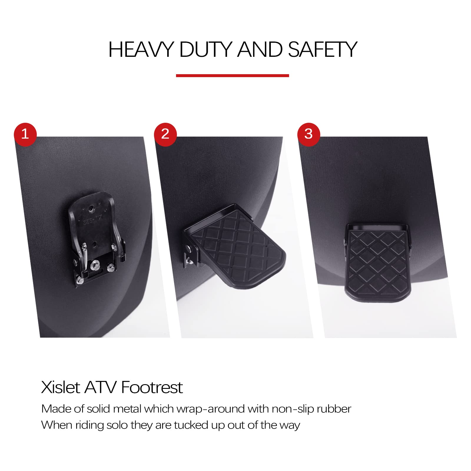 Xislet close-up rubber wrap detailing improved grip and slip resistance