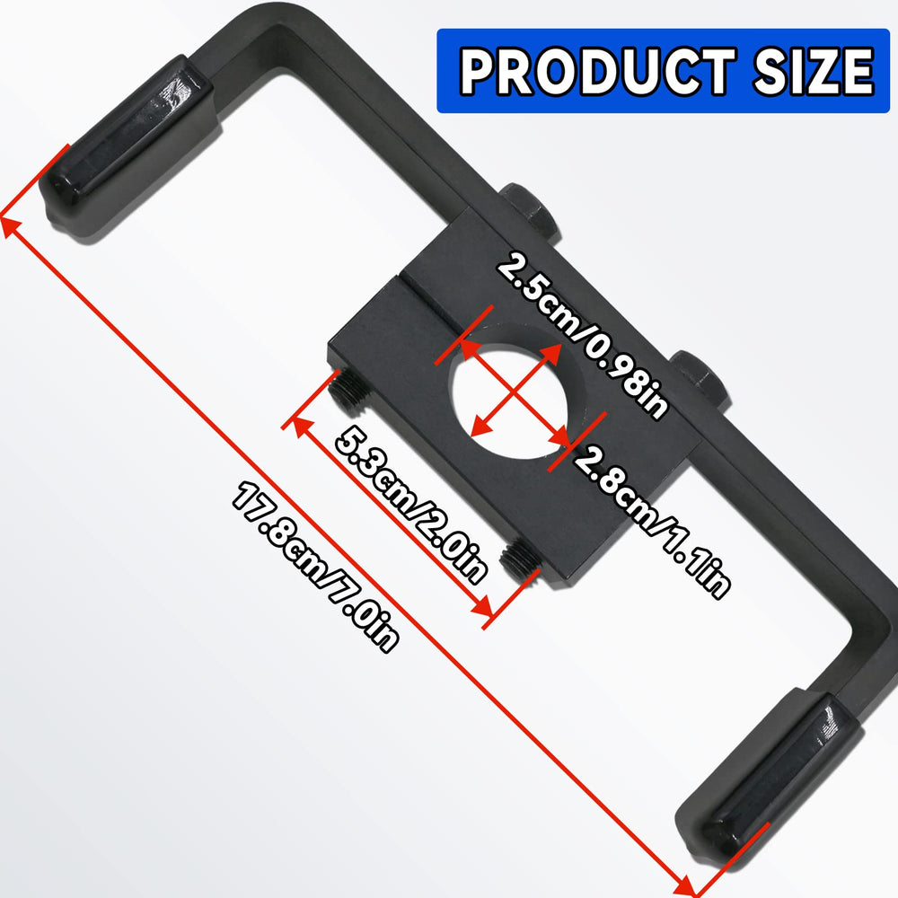 XiTuanYuan camshaft holding tool close-up showing hardened steel detail for precise alignment