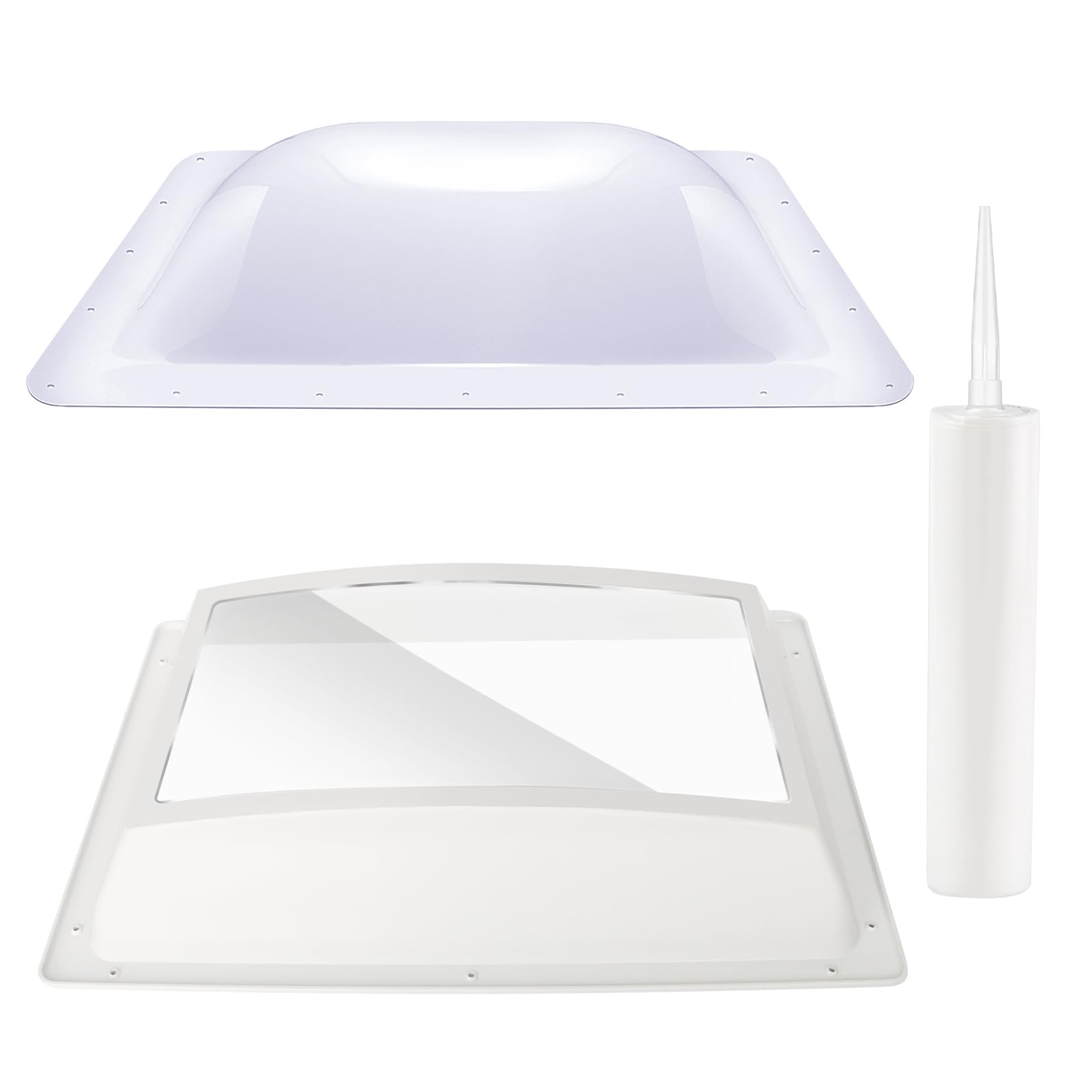 XMK outer dome front view showing durable polycarbonate and UV protection benefit