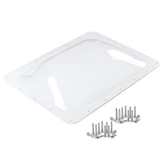 XMK front view of skylight dome showing shape and full coverage benefits