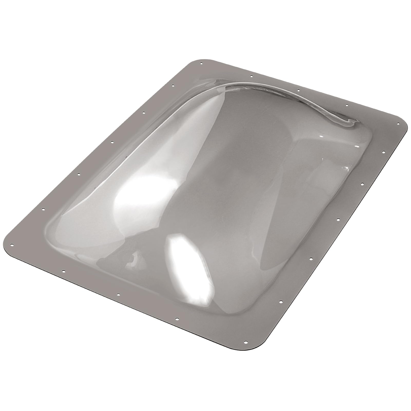 XMK skylight installed in RV roof cutout demonstrating proper fit