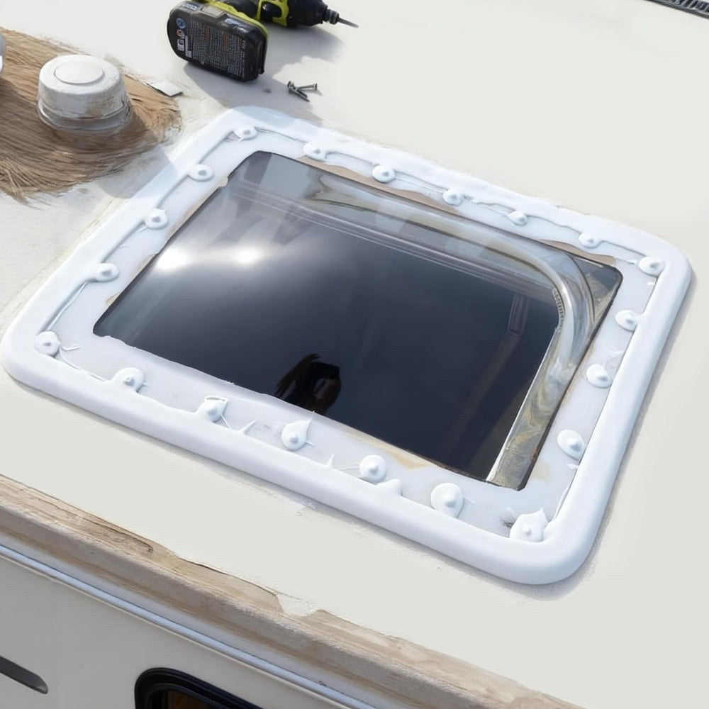 XMK interior view through skylight showing brighter cabin and natural light