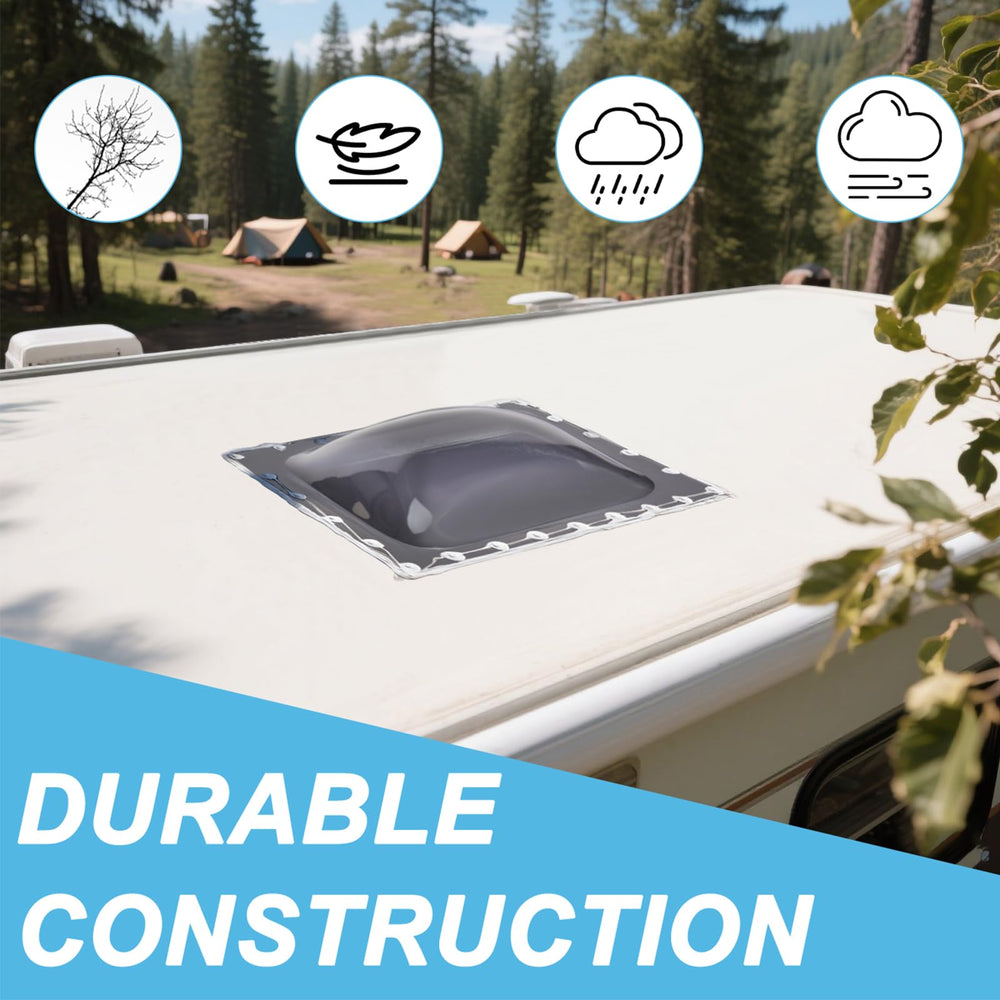 XMK dome with sealant applied illustrating leak-resistant installation