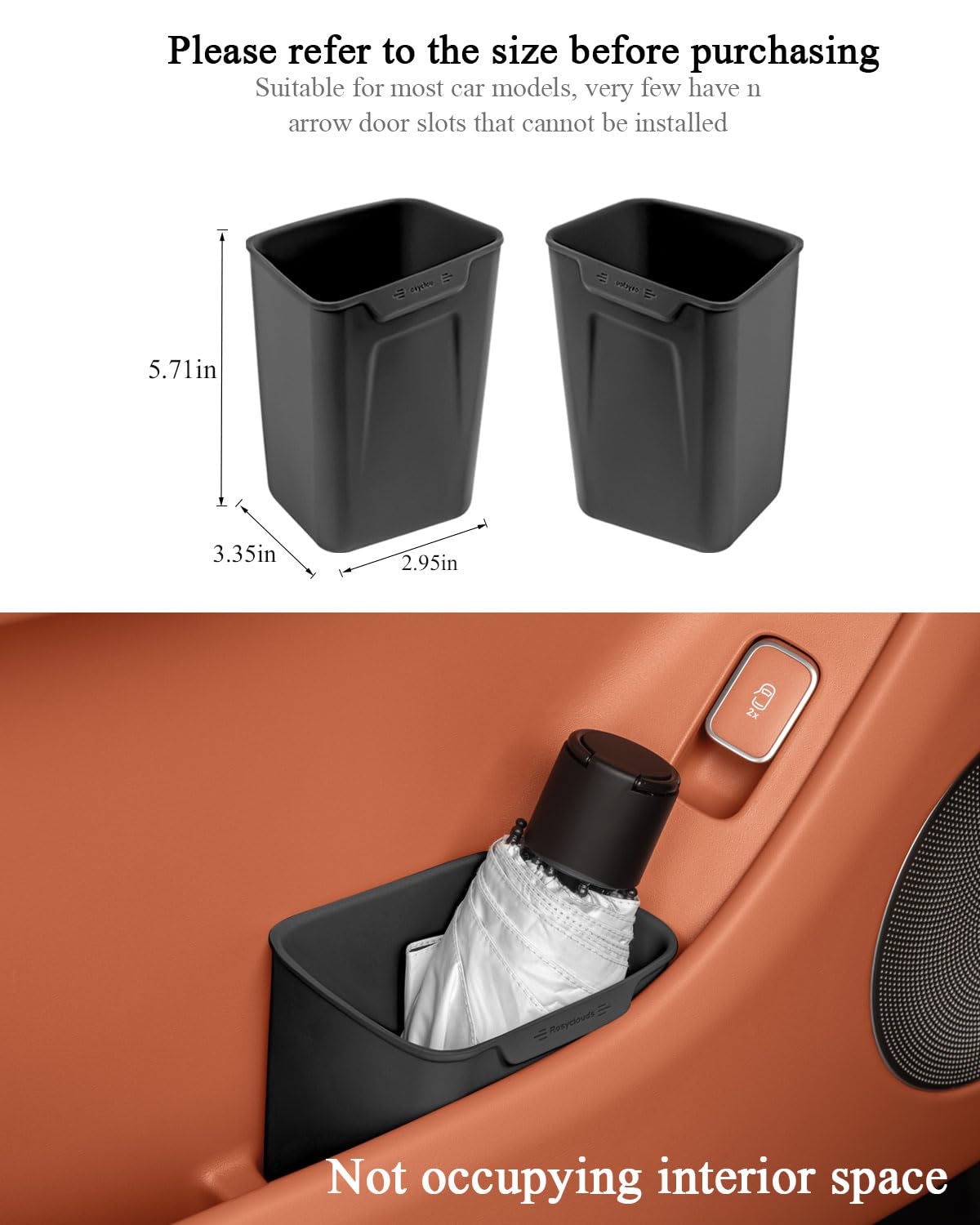 XmuxHai lifestyle shot in car interior showing organized door area and improved cleanliness