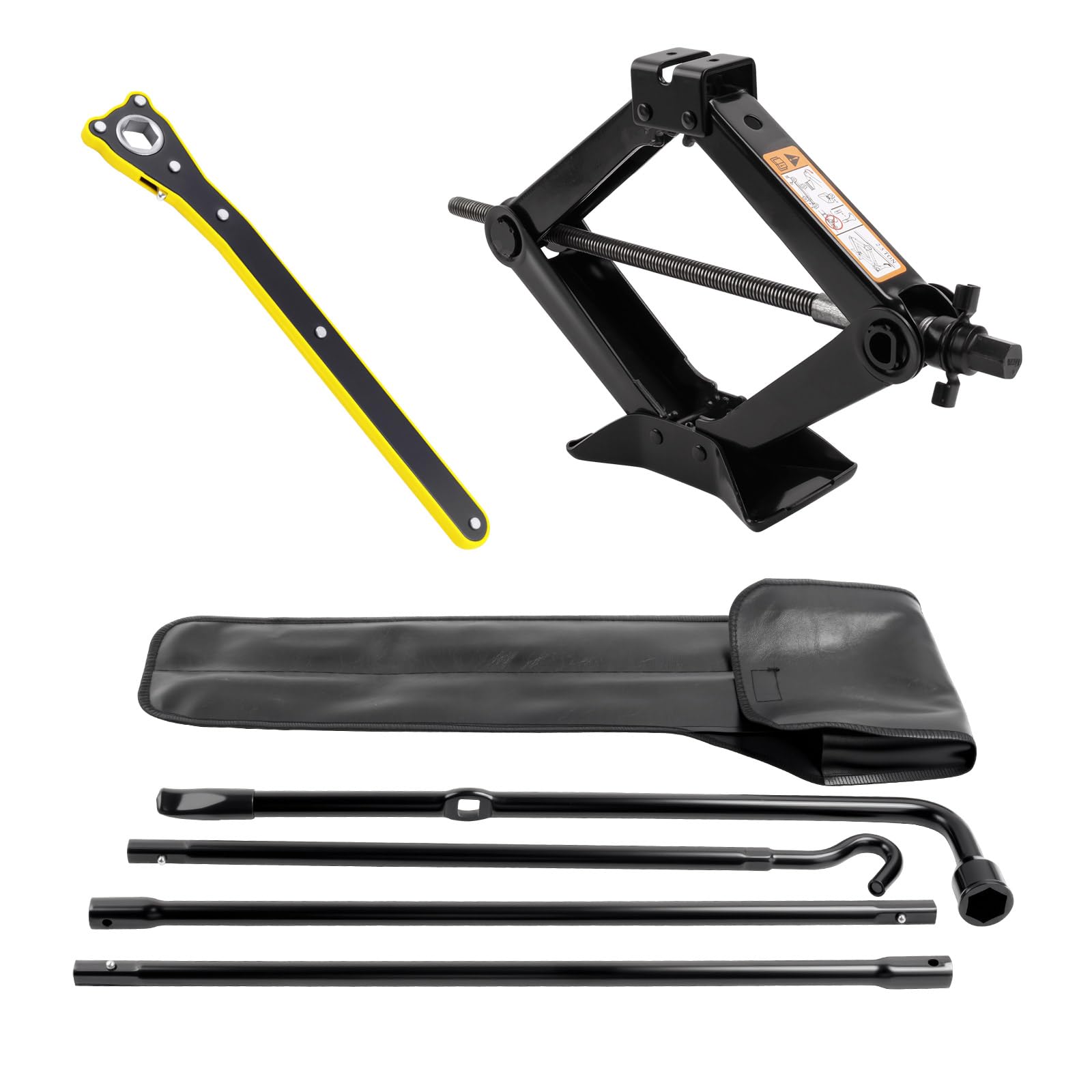 Xongjojo front packaging showing full F-150 spare tire tool kit and quick identification benefit