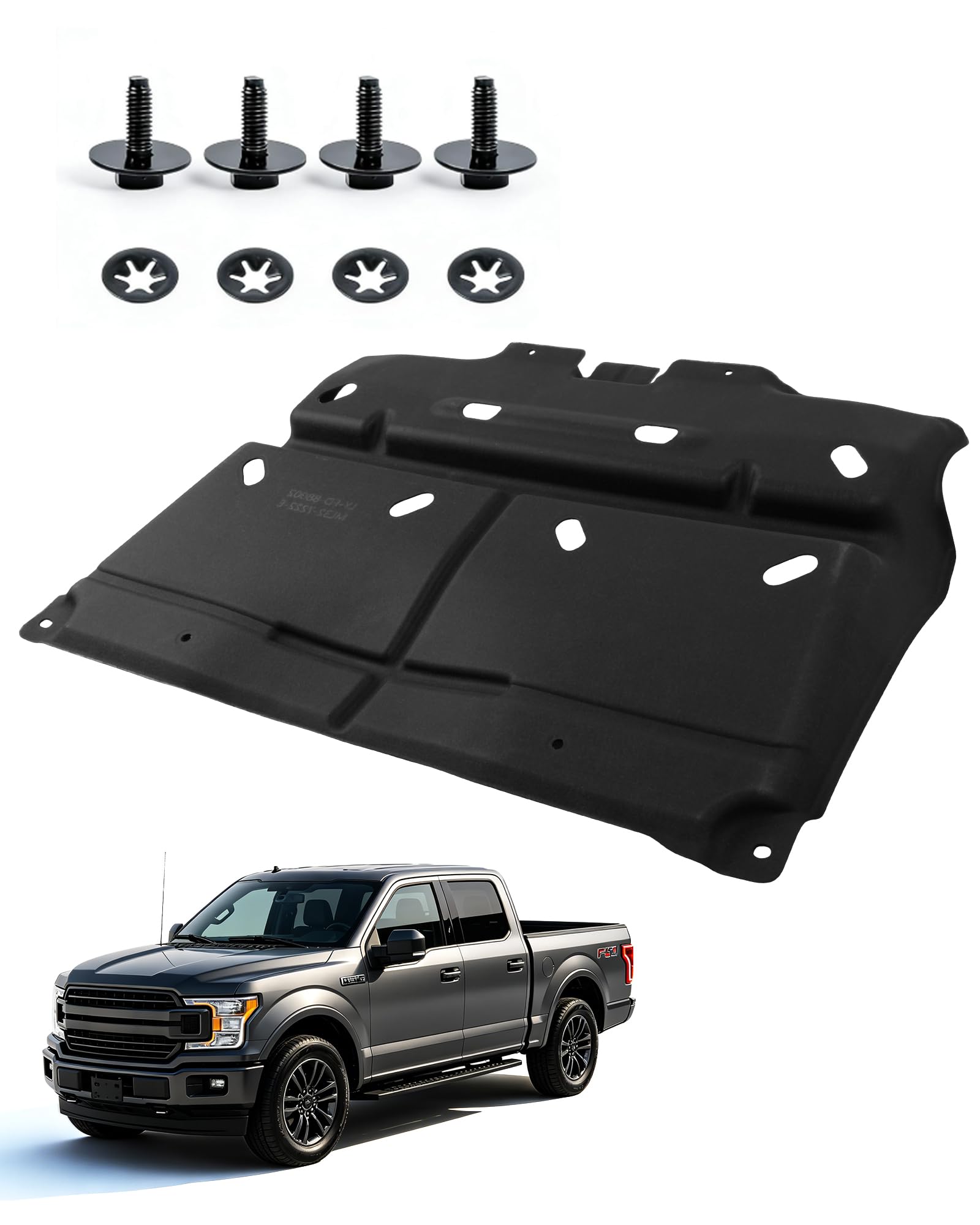 Xongjojo front installed on F150 protecting engine and preventing debris