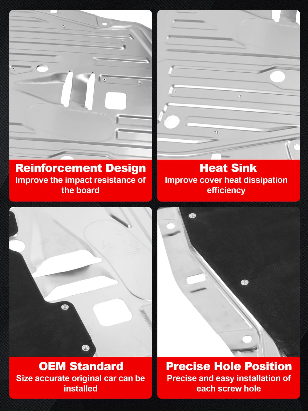 Xongjojo detailed view of mounting holes for precise OE alignment
