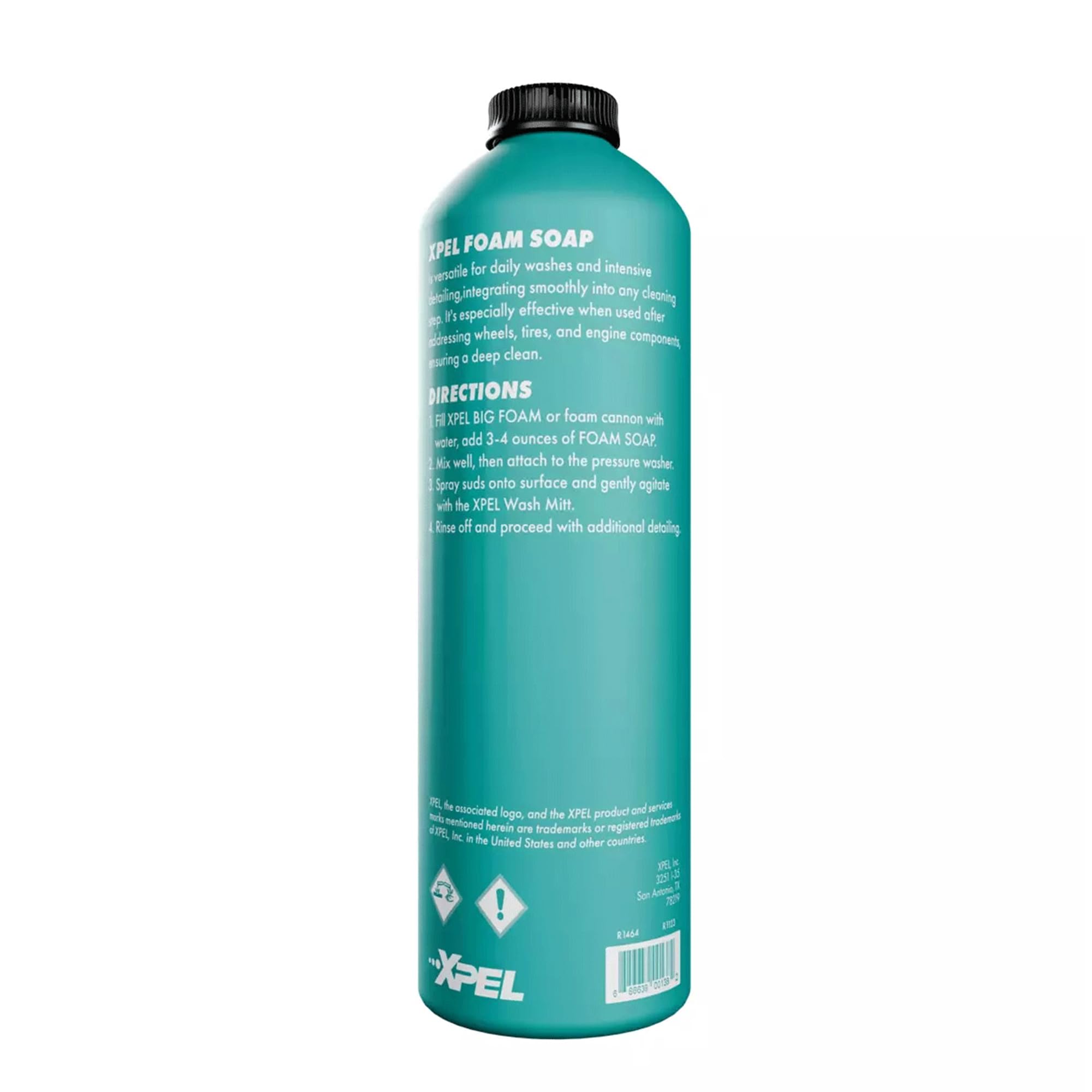 XPEL rich foam lather on hood detail showing cleaning lift without scrubbing