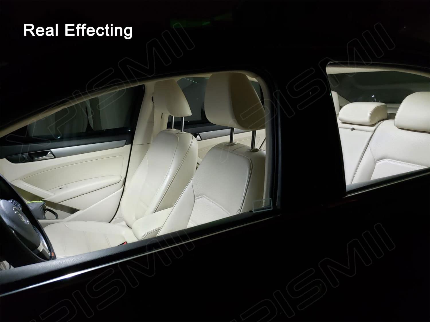 Xpismii LEDs installed in dome and map lights offering clearer cabin light
