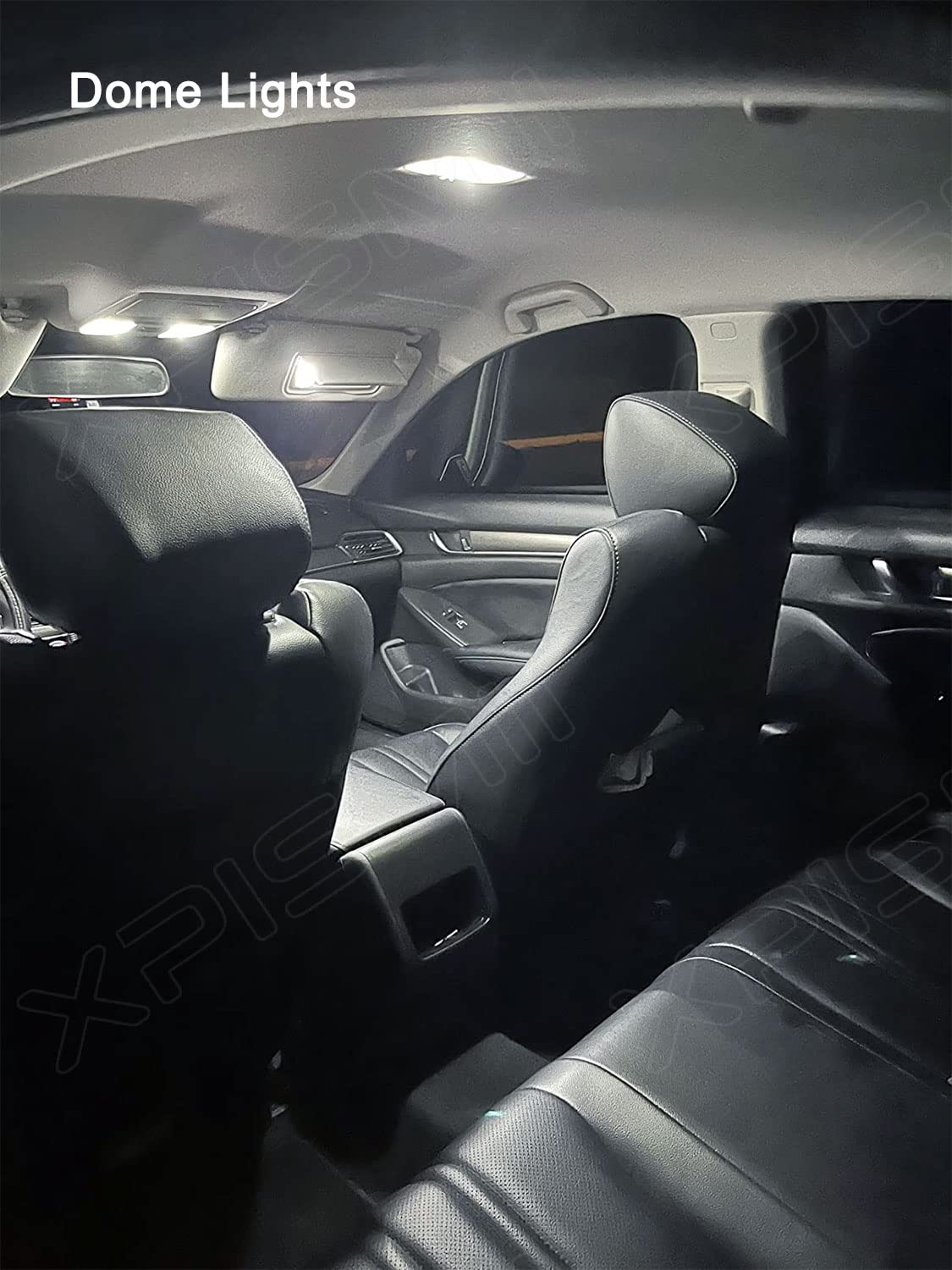 Xpismii LED bulbs lighting license plate and trunk for safer access