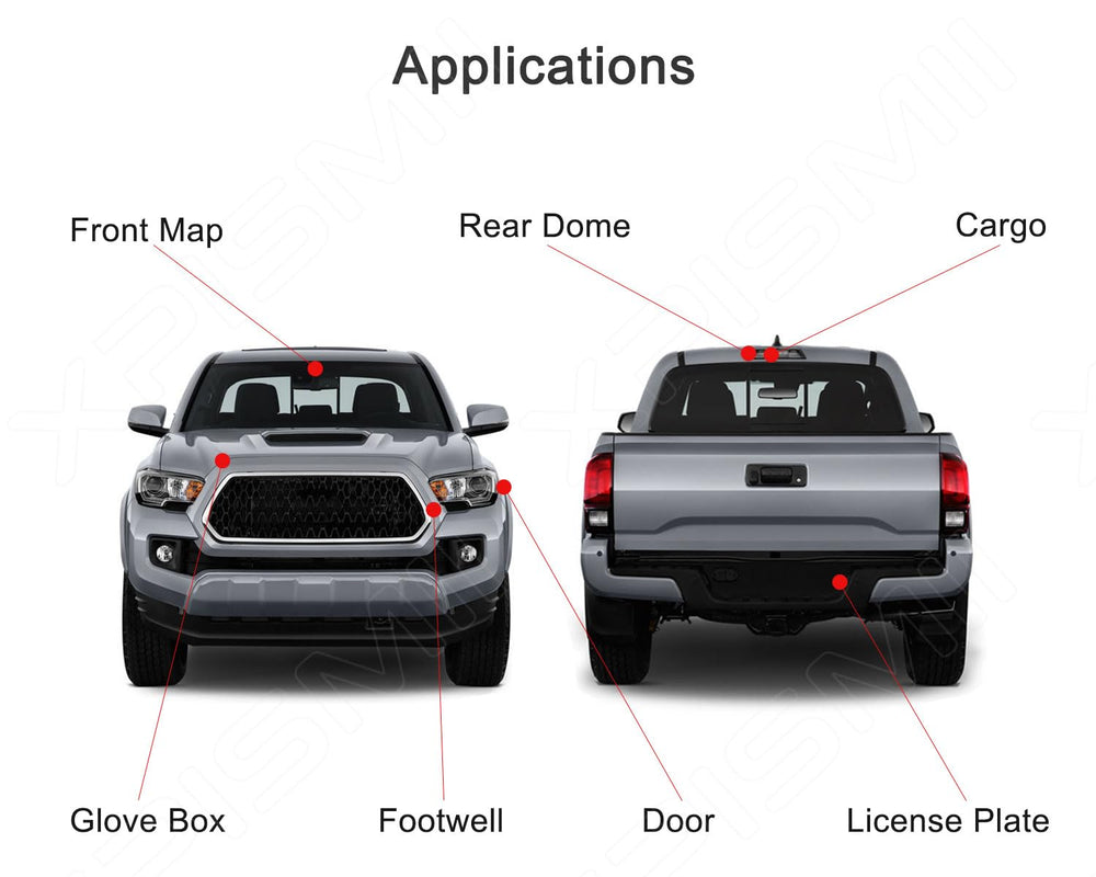 Xpismii placement diagram and install tool helping safe, correct bulb placement and protection
