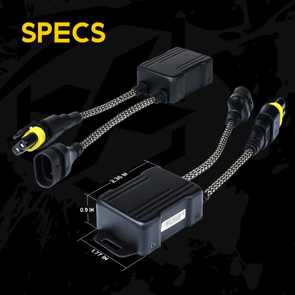 Xprite decoder mounted in vehicle headlight area showing neat installation and reliability