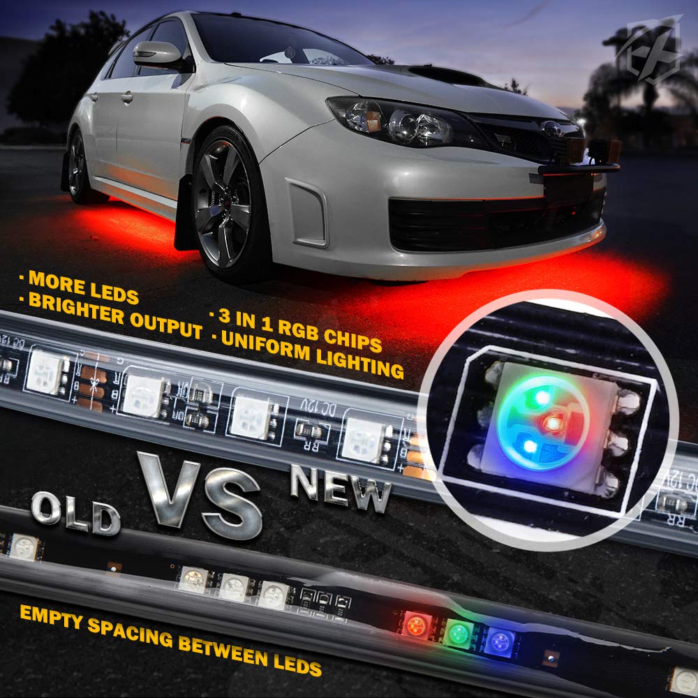 Xprite app on phone demonstrating music-sync feature for beat-driven lighting