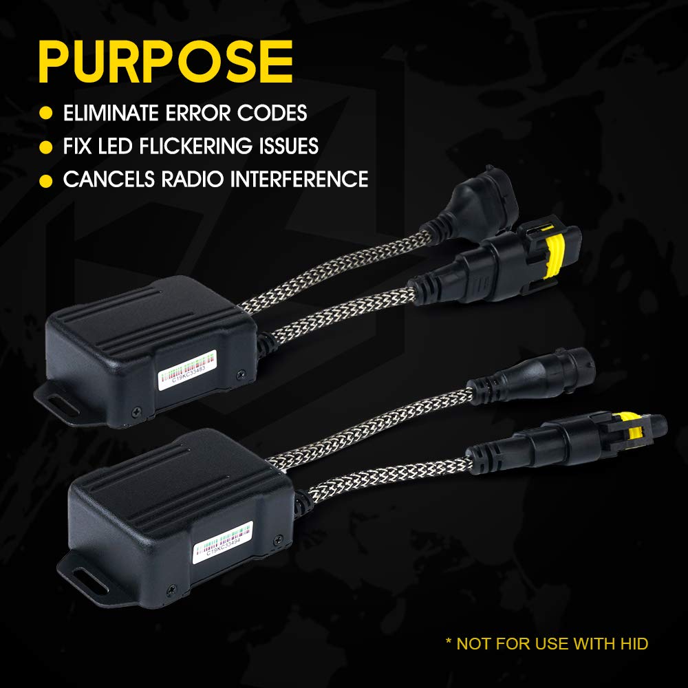 Xprite connector detail demonstrating plug type compatibility for H8 H9 H11