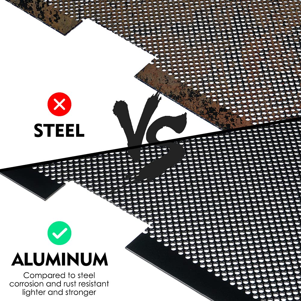 Xprite label close-up showing aluminum construction and corrosion resistance benefit
