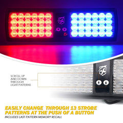 Xprite mounted on sun visor demonstrating easy install and improved roadside visibility