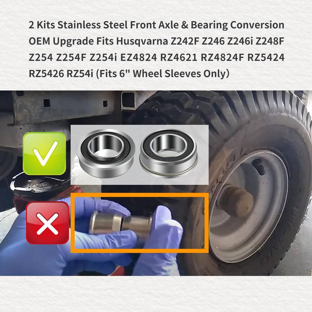 Close-up of XQK 304 stainless steel axle with machined finish and rust resistance