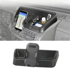 XQTMYHAL front mounted on TJ dash shows neat phone placement and accessibility