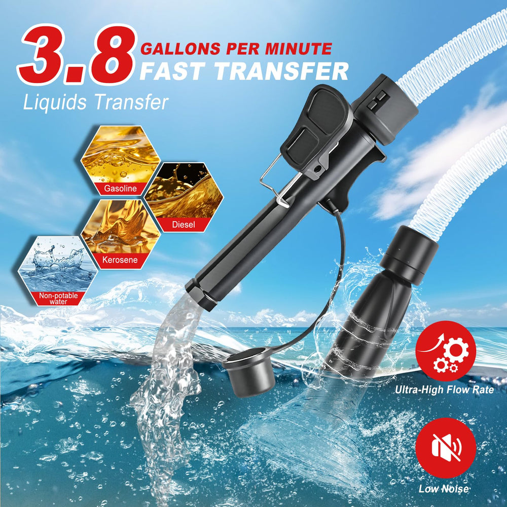 XR MARKET hose with four adapters laid out for versatile fit with convenience