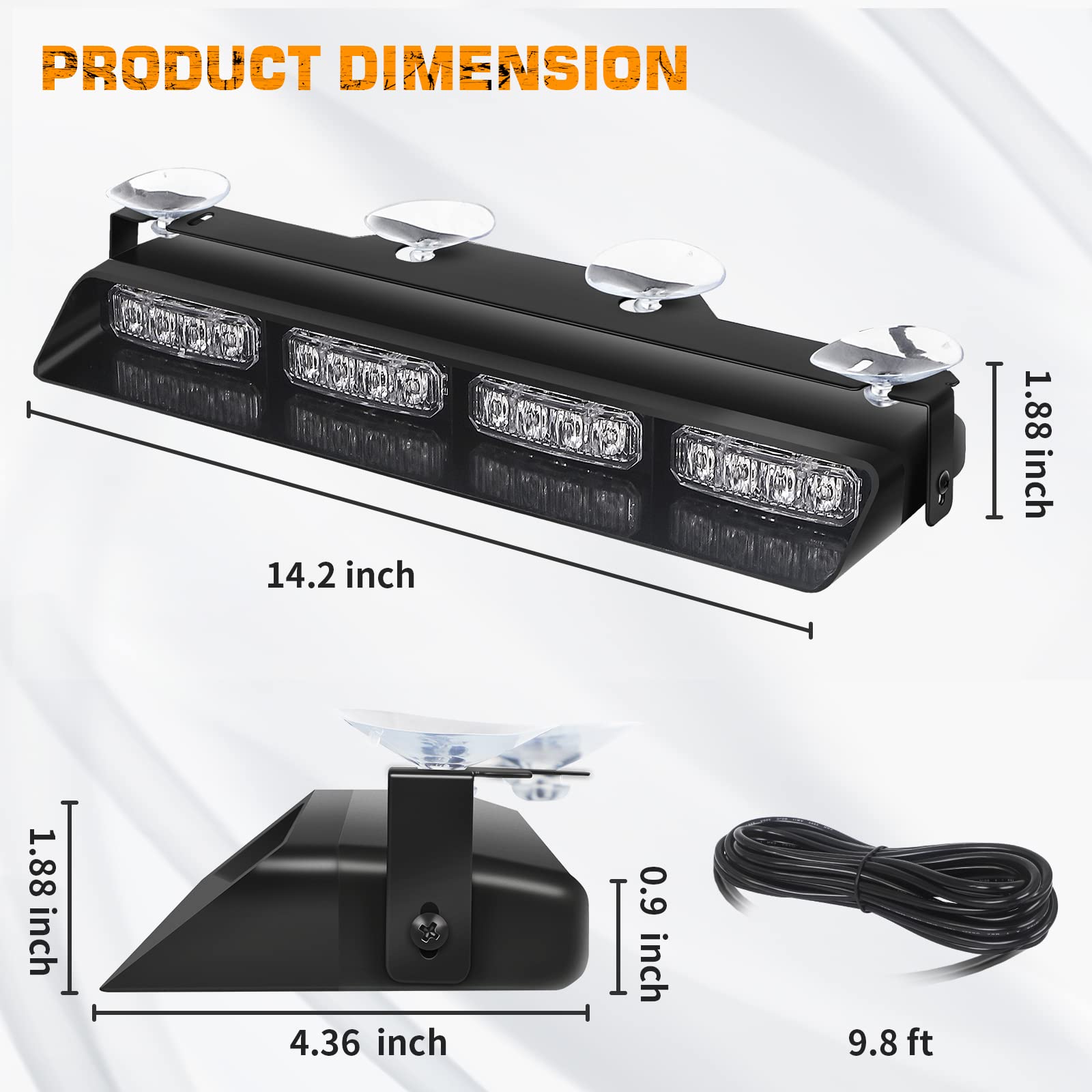 XRIDONSEN installed on rear windshield showing rear alerting benefit