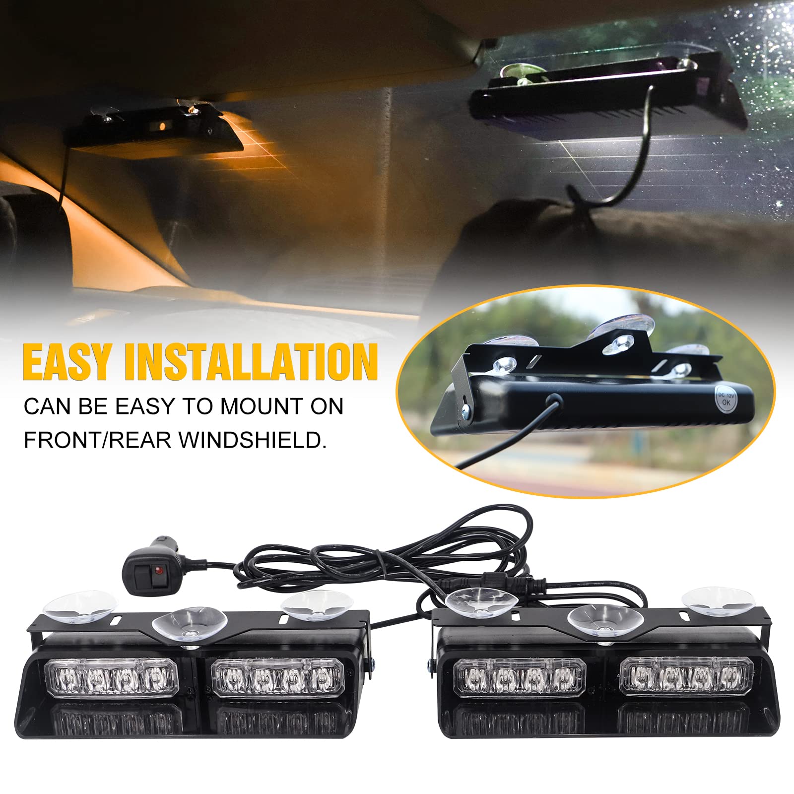 XRIDONSEN installed on rear window showing rear signaling advantage and secure fit