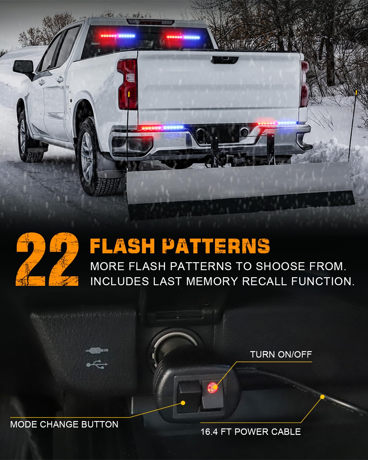XRIDONSEN mounted on rear windshield demonstrating quick install and clear rear signaling