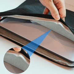 XTAR bag held by hand to show exact size and easy portability for on-the-go setup