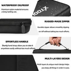 XTOOL case close-up of non-slip handle for comfortable transport