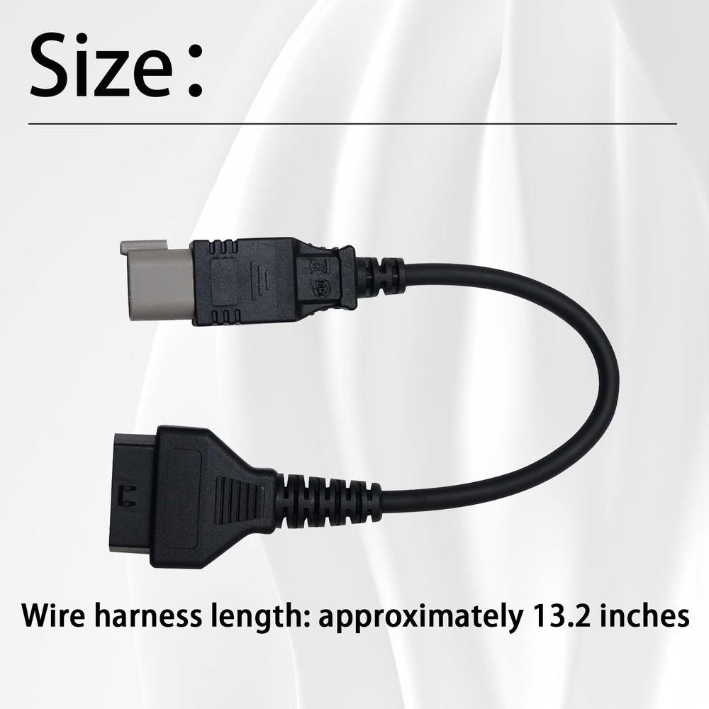 XTPTFABS detailed 16-pin OBD2 plug for universal scanner compatibility