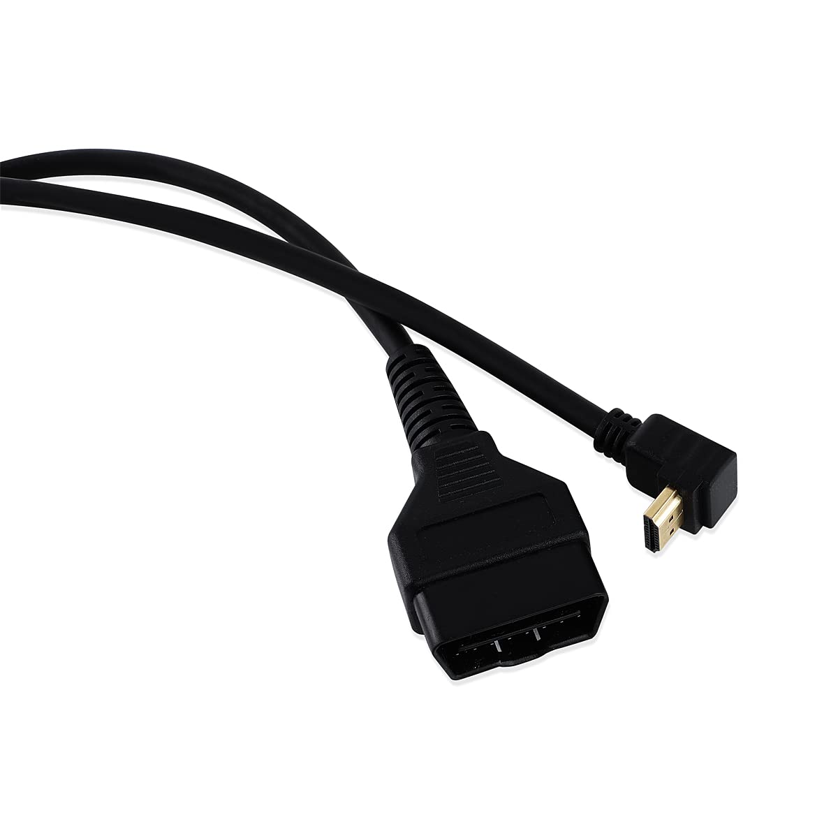 XTPTFABS cable next to ruler showing scale and length accuracy