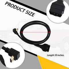 XTPTFABS cable plugged into X4 tuner demonstrating easy connection