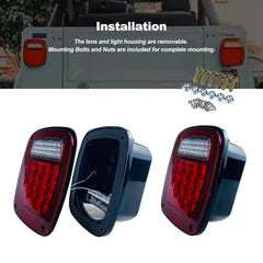 XtraGlow rear housing and wiring view for easier installation guidance