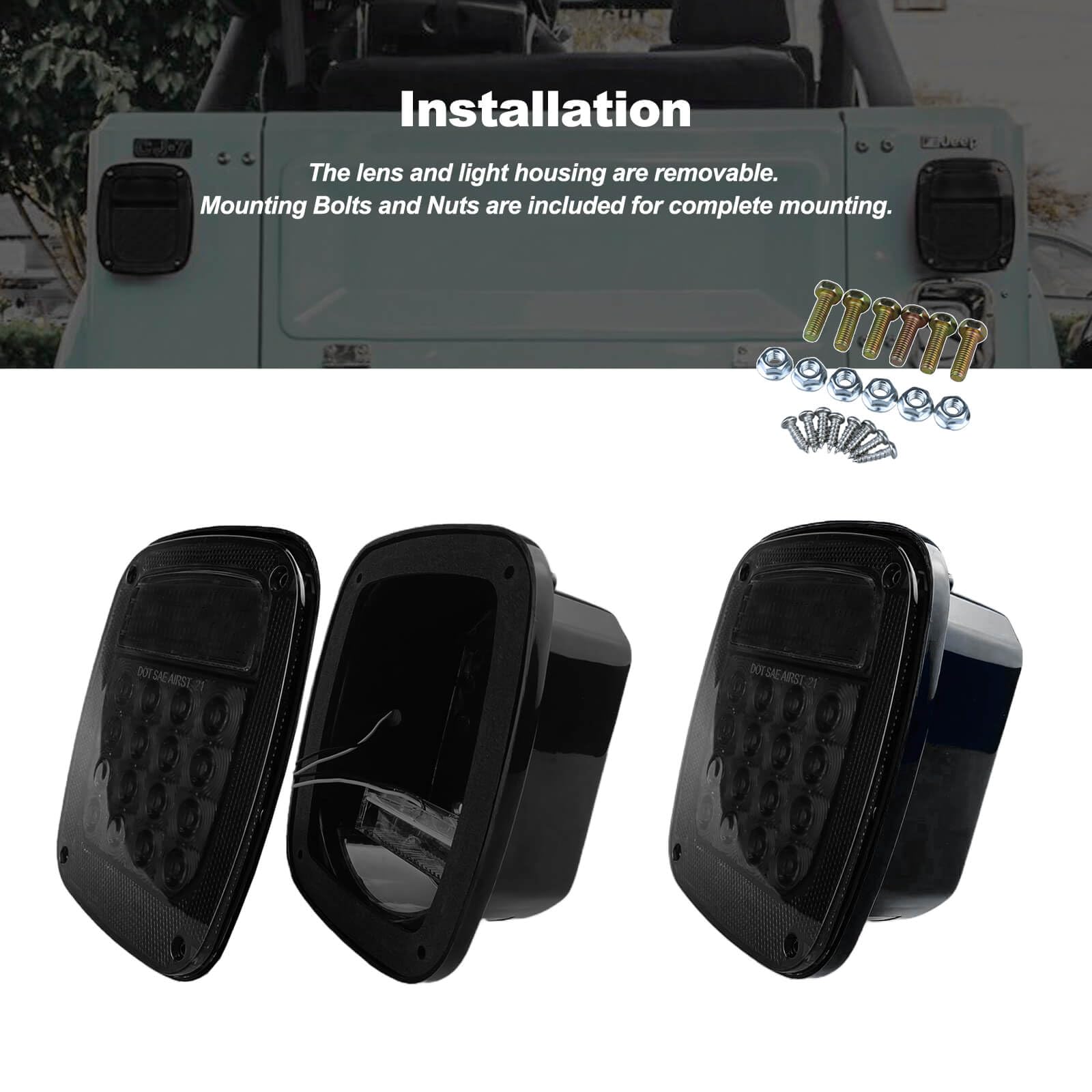 XtraGlow detailed shot of LED array showing bright brake and reverse illumination benefit