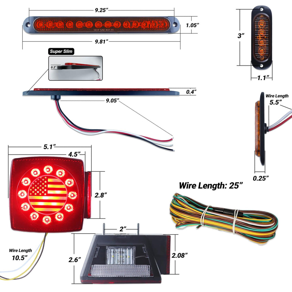 XtraGlow license plate bracket with mounting hardware showing complete kit convenience and fitment