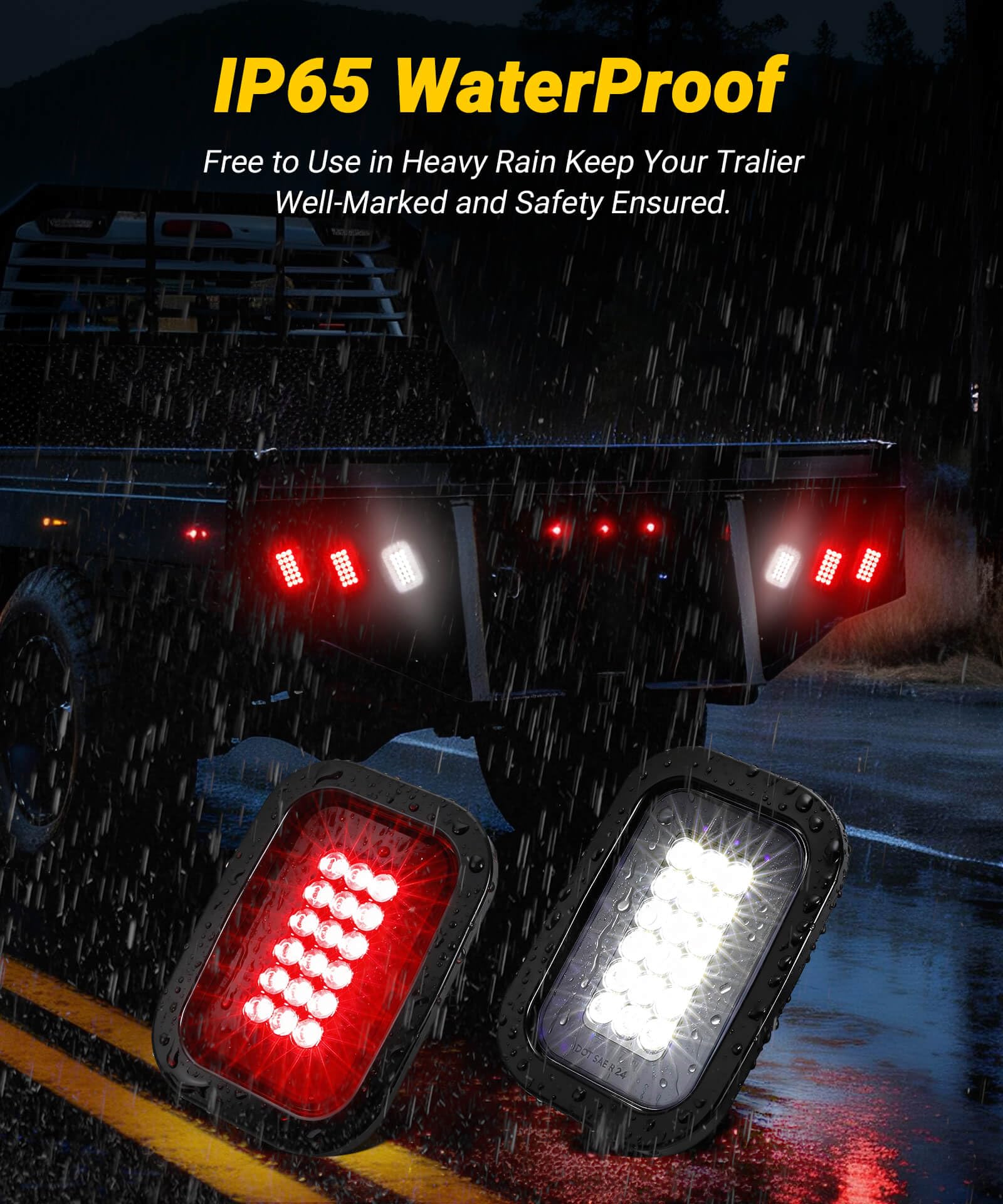 XtraGlow mounted on a flatbed truck demonstrating practical road use