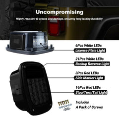 XtraGlow mounted on Jeep rear demonstrating improved visibility and contemporary look