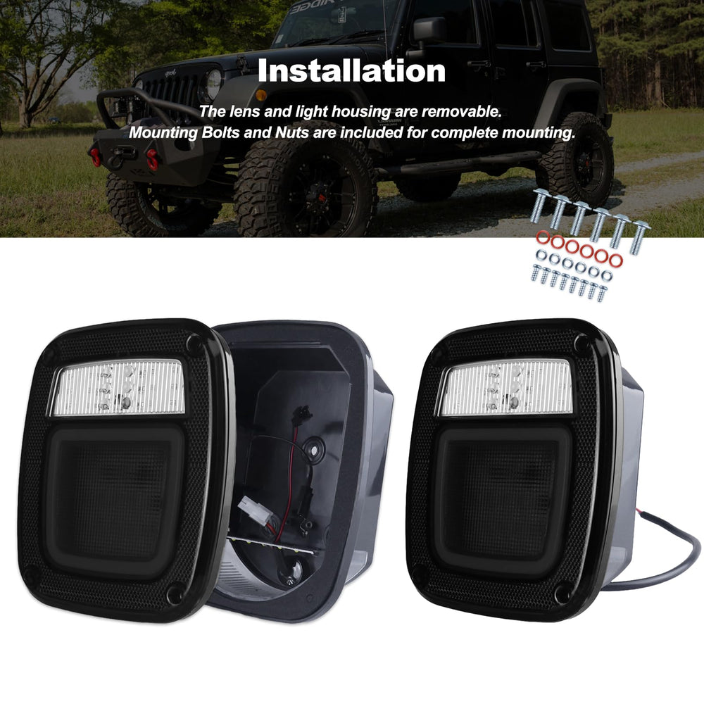 XtraGlow mounted on Wrangler rear demonstrating fitment and modernized appearance