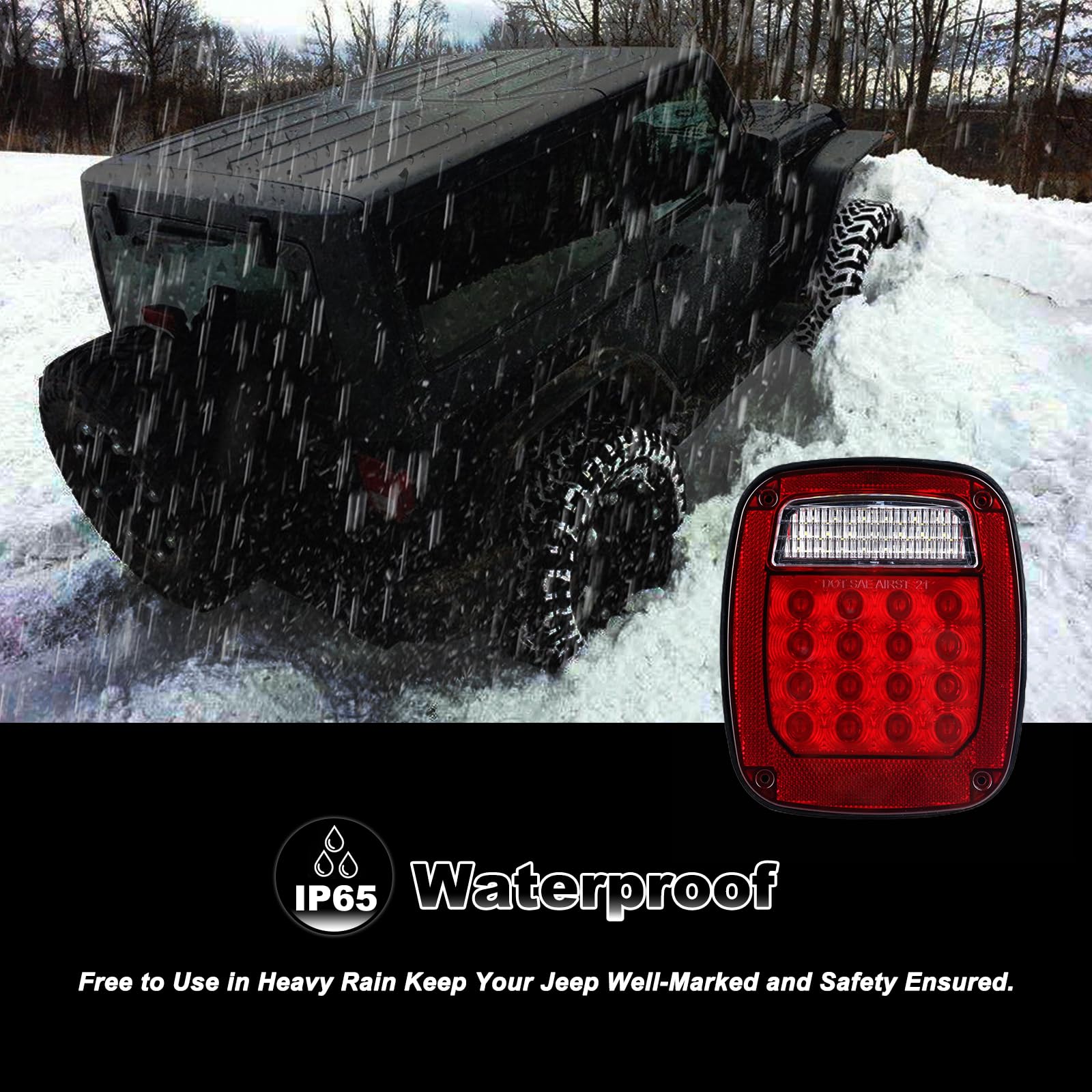 XtraGlow side marker reflector detail improving lateral road awareness