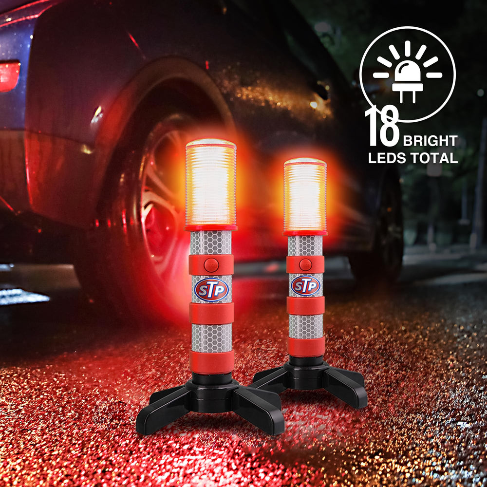 XTREME upright on pavement using foldable stand for stable warning