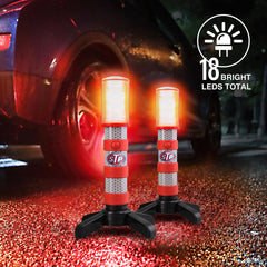 XTREME upright on pavement using foldable stand for stable warning