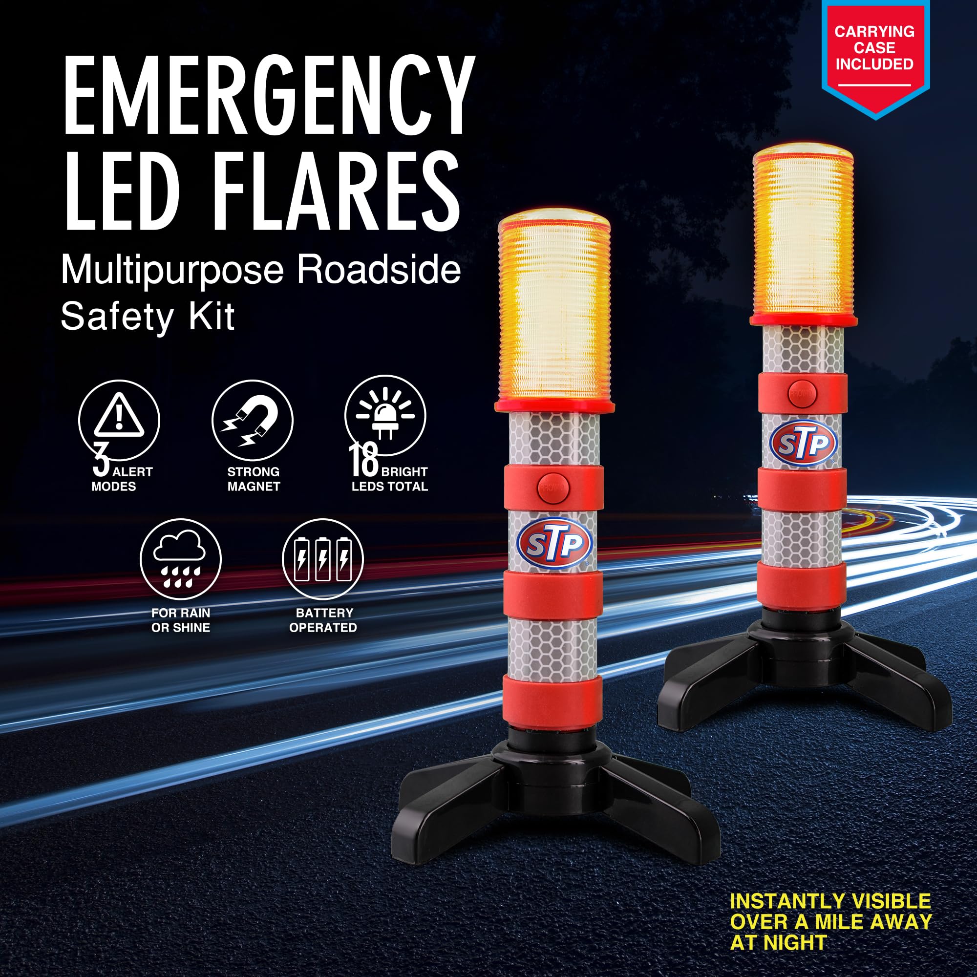 XTREME attached with magnet to vehicle improving roadside noticeability