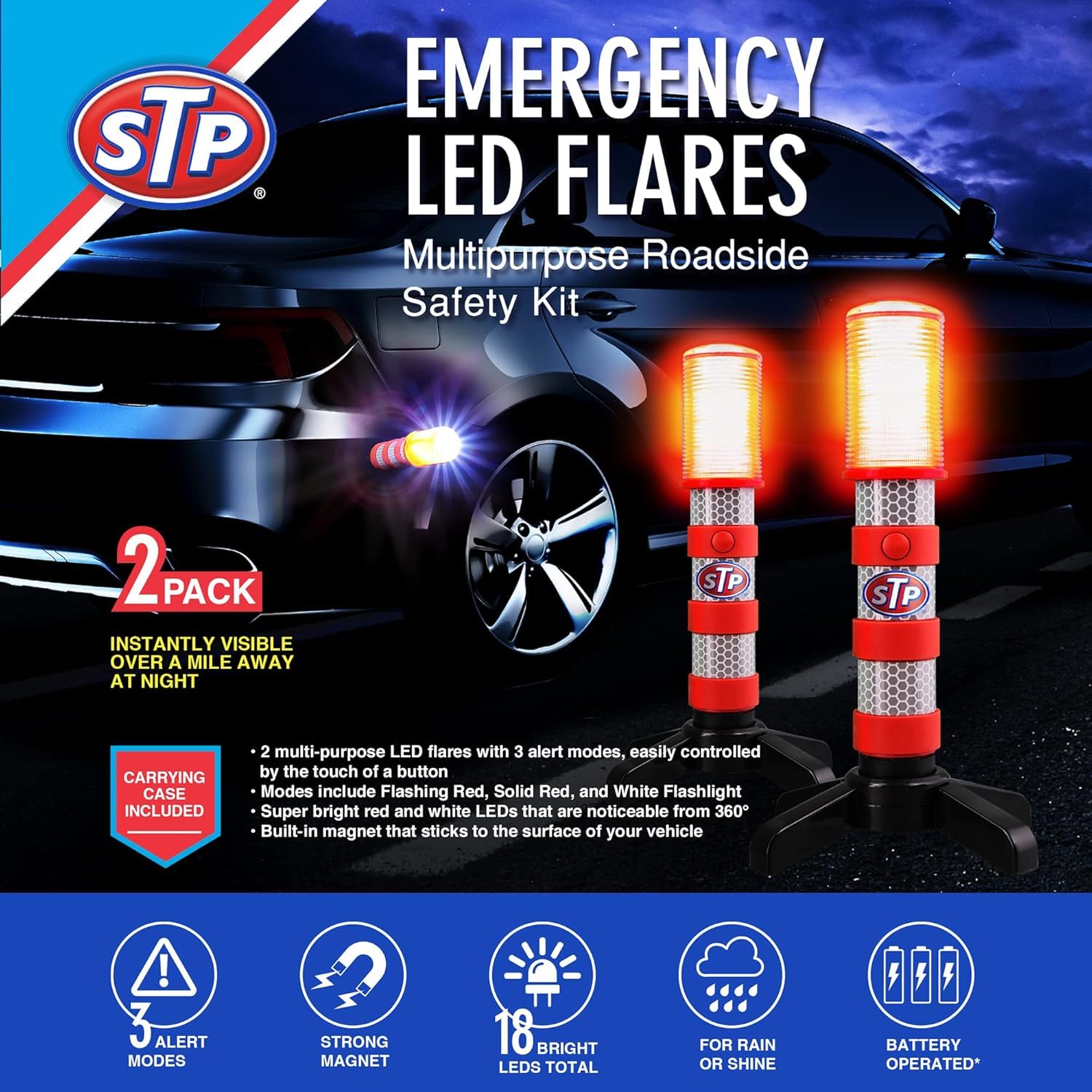 XTREME close-up of LED array highlighting bright 360-degree visibility benefit