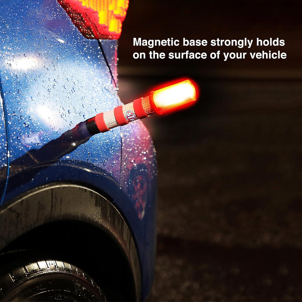 XTREME white flashlight mode close-up aiding vehicle inspection or signaling